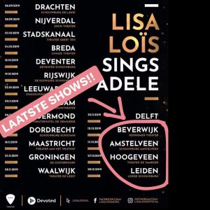 Laatste shows Lisa Lois sings Adele